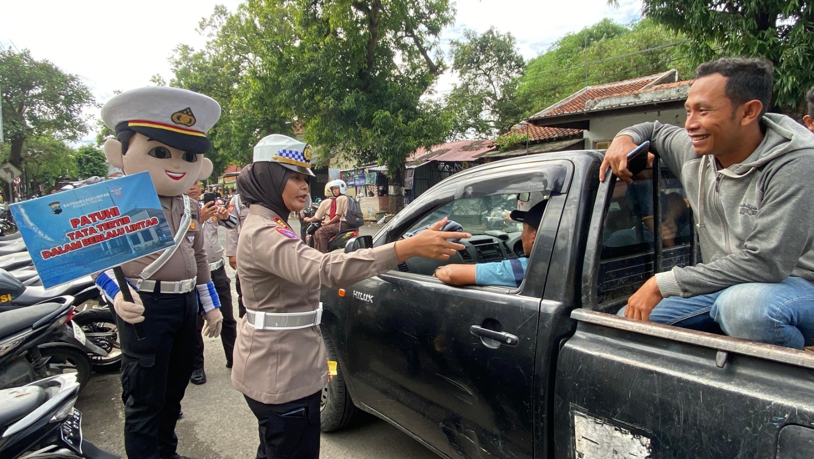 Satlantas Polres Tegal Giat Simpatik Keselamatan  ‎