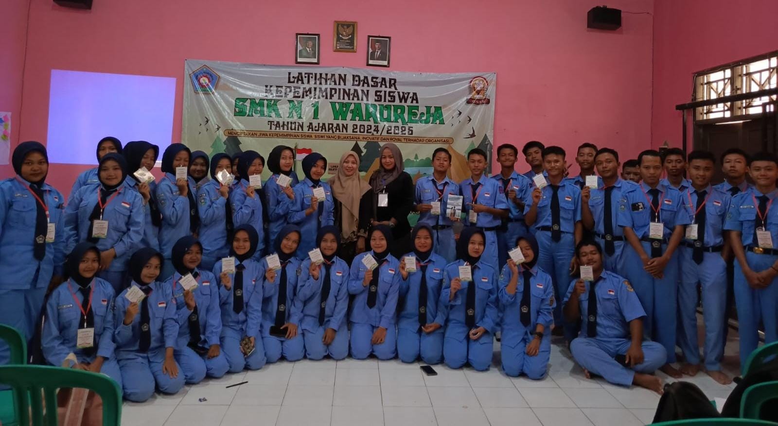 Gelar LDK, SMK Negeri 1 Warureja Kabupaten Tegal Bekali Siswa Jiwa Kepemimpinan