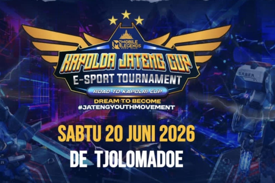 Kapolda Jateng E-Sport Cup 2026 Digelar di De Tjolomadoe, Hadirkan Juara Mobile Legends, ONIC dan EVOS
