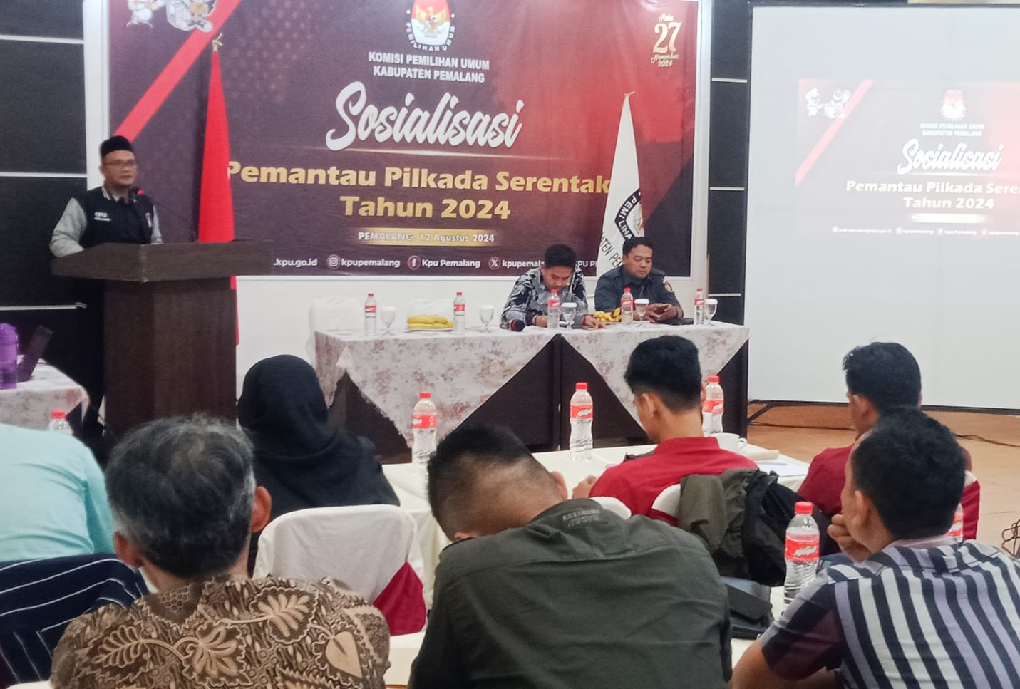 KPU Kabupaten Pemalang Sosialisasi Pemantau Pilkada Serentak