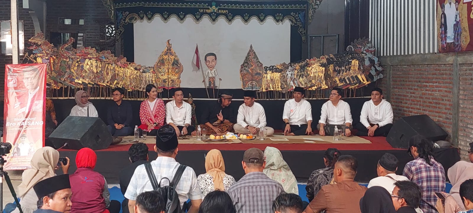 Silaturahmi dengan Seniman Kabupaten Tegal, Kaesang: Saya Tidak Kampanye