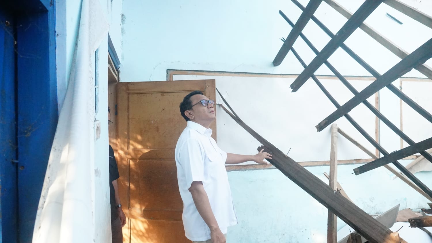 Robohnya SD 1 Mencon Mengetuk Hati PLT Bupati Pati, Siap Dibangun Kembali Bulan Depan