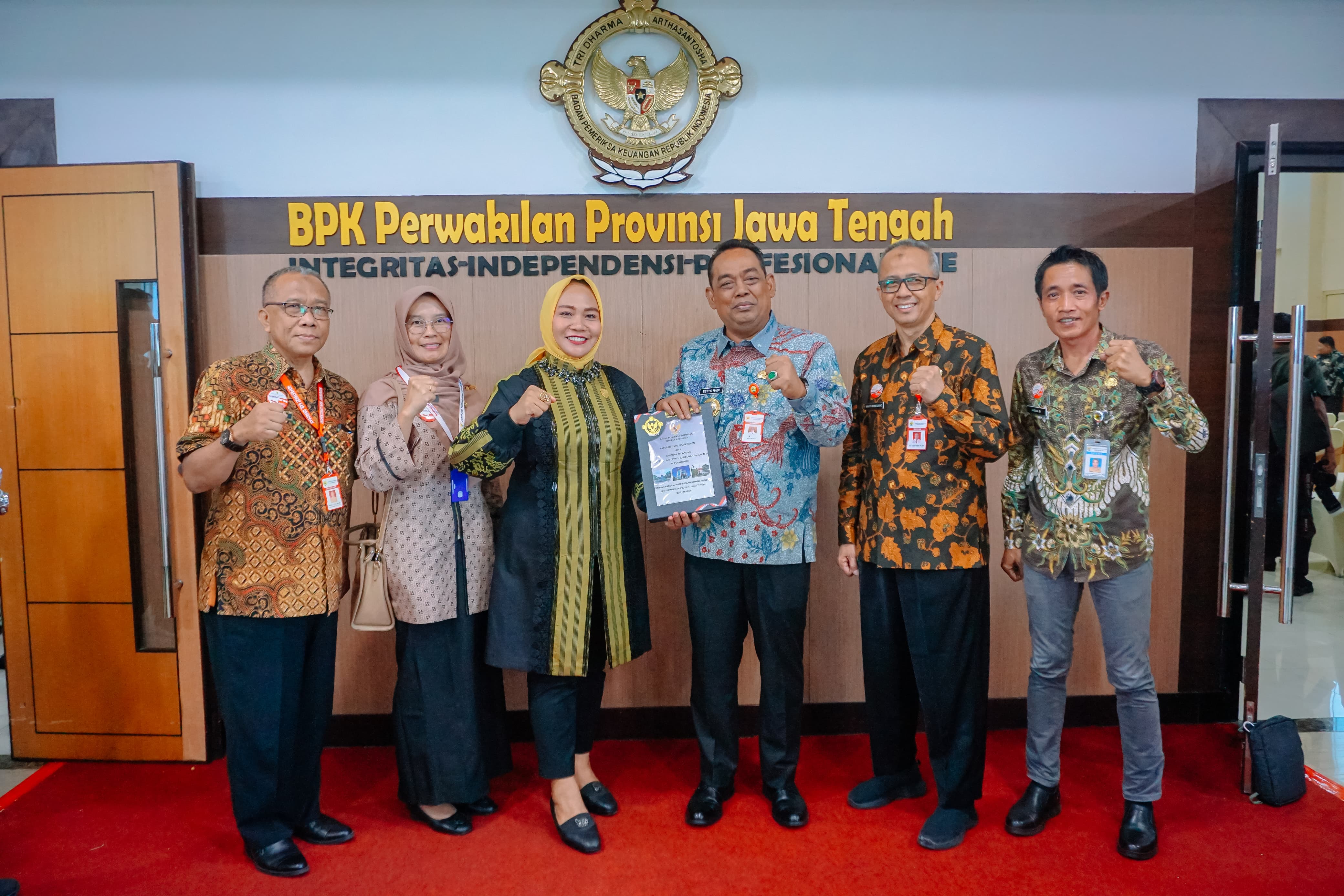 Grobogan Raih Opini WTP Kesepuluh Berturut-turut, Ini Kata Bupati Setyo Hadi