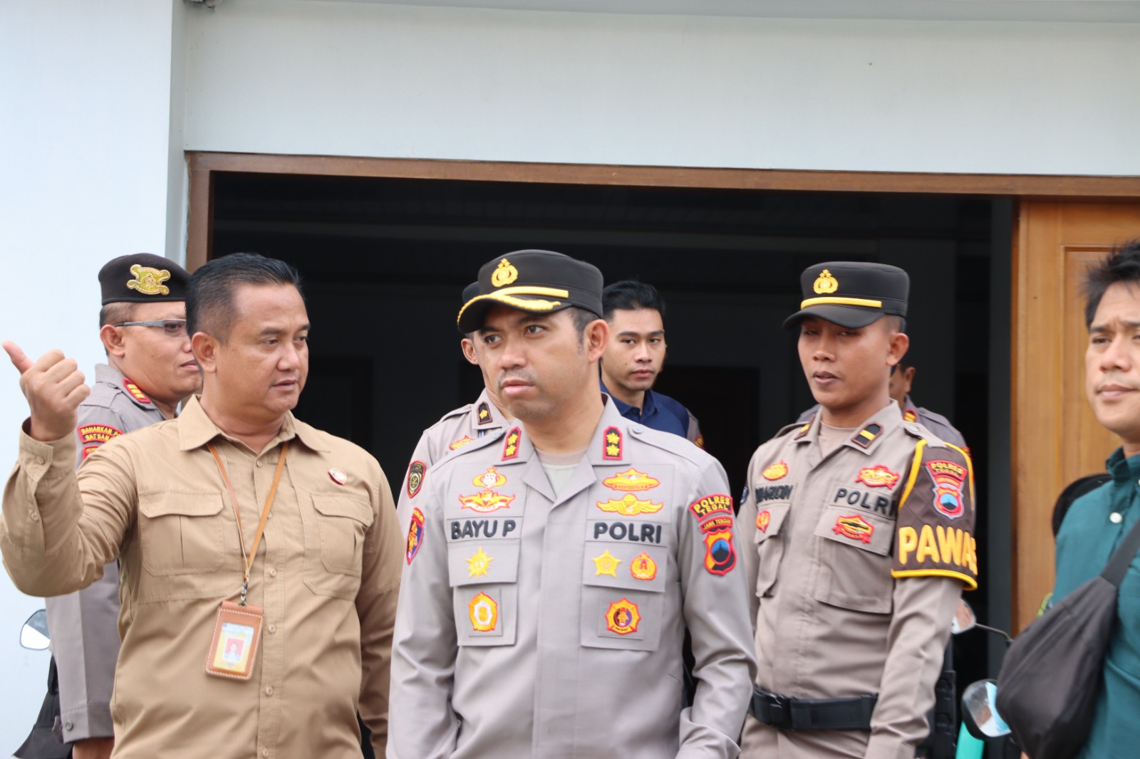 Kapolres Tegal Pimpin Pengamanan Ibadah Jumat Agung
