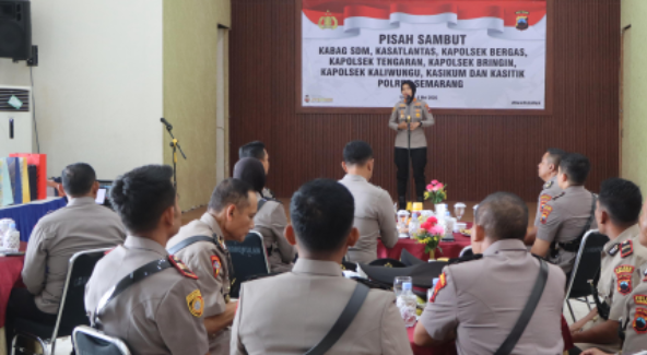 Kapolres Semarang Ingatkan Pemimpin Turun ke Lapangan 