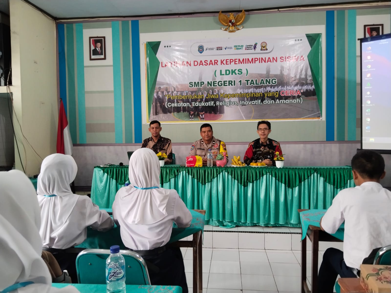 SMP Negeri 1 Talang Kabupaten Tegal Adakan Latihan Dasar Kepemimpinan Siswa 