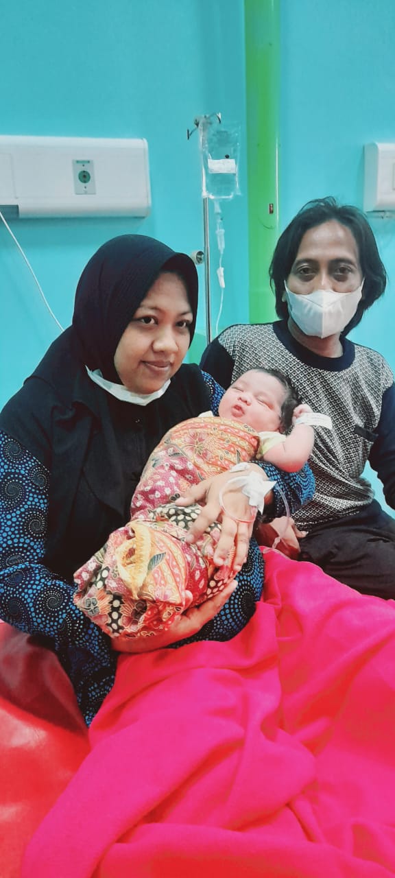Alhamdulillah, Bayi Seberat 5,1 Kg Dilahirkan Normal di Kabupaten Tegal 