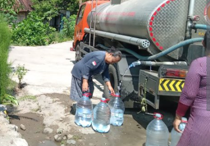 1224 Jiwa Terdampak Kekeringan di Kecamatan Bancak Kabupaten Semarang