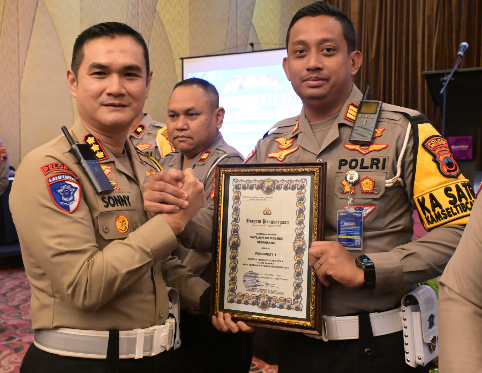 Satlantas Polres Semarang juara 1 Kinerja Terbaik untuk Polres Tipe B