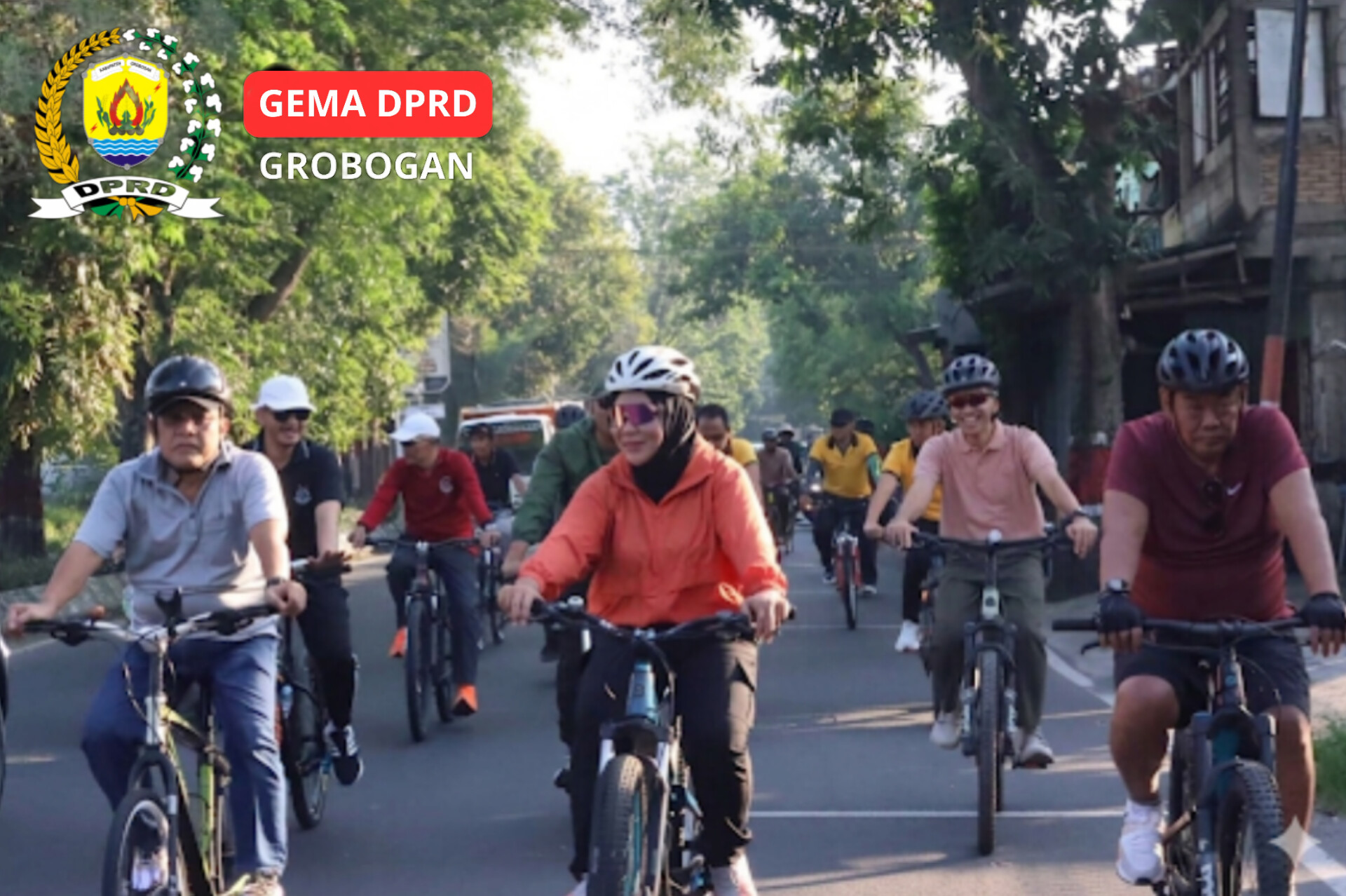Ketua DPRD Grobogan Gowes hingga Aksi Jumat Bersih bareng Bupati - Wabup dan Forkompimda