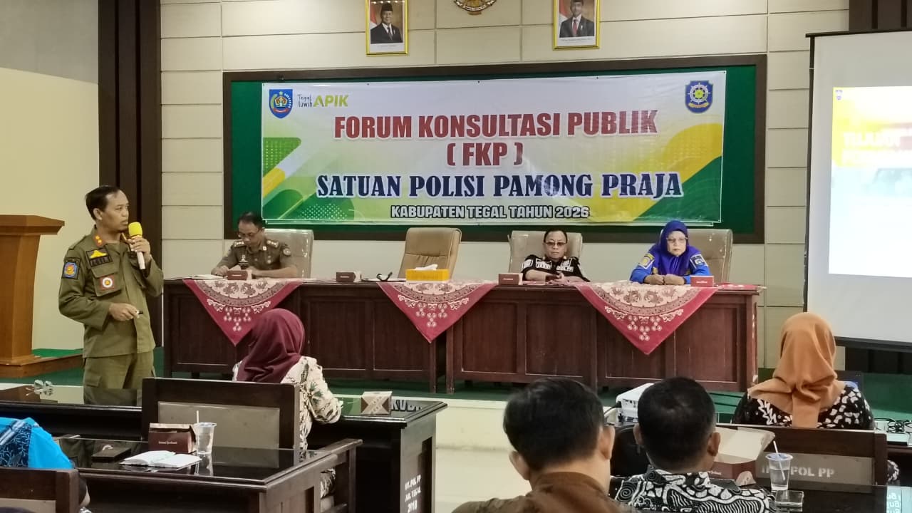 Satpol PP Tegal Bersih-Bersih, Komandan: Laporkan Kalau Ada yang Main Pungli!