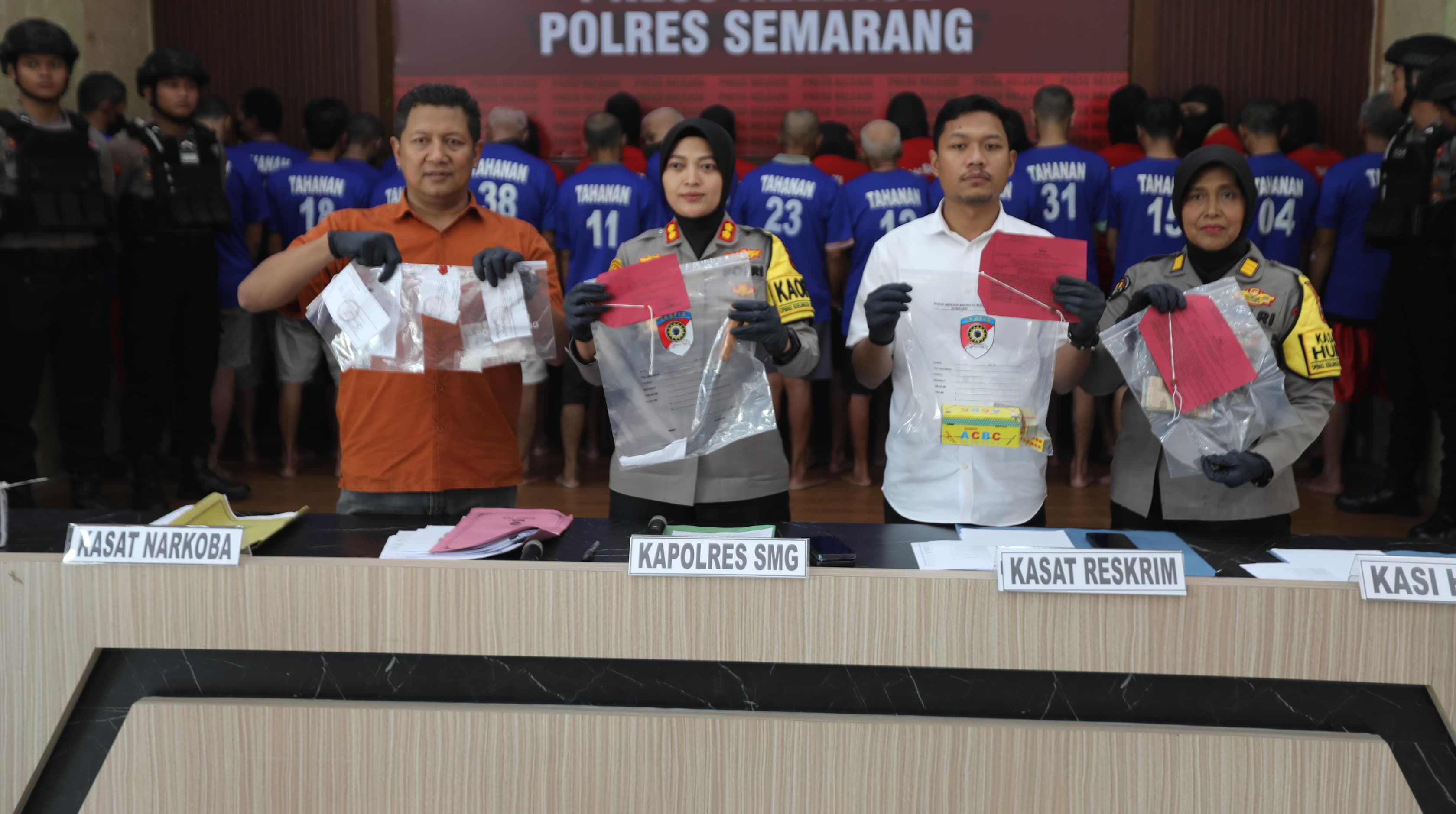 Operasi Cipta Kondisi Jelang Ramadhan 2025, Polres Semarang Bekuk Sejumlah Pelaku Kejahatan