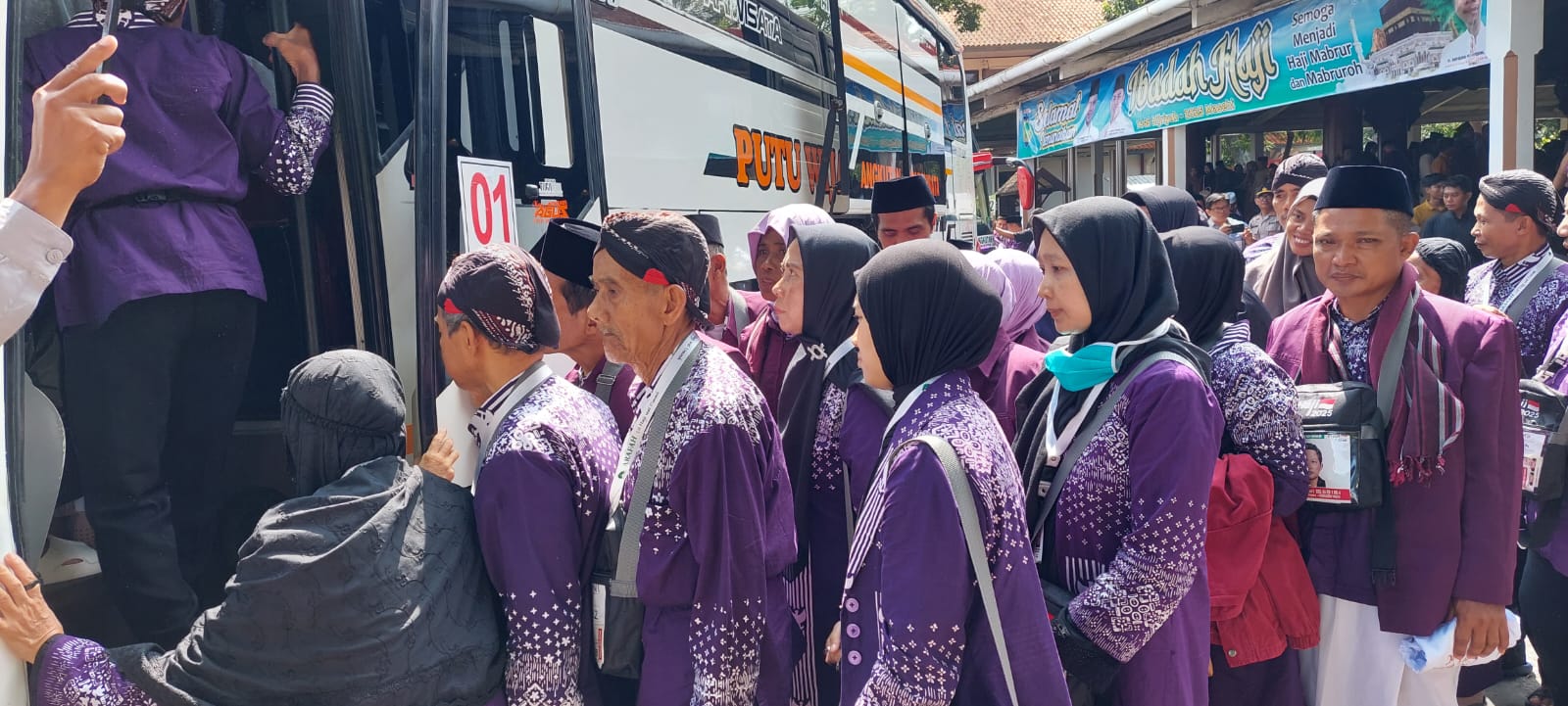 Tiga Jemaah Haji Tertua asal Jepara Bersemangat Tunaikan Ibadah Haji 