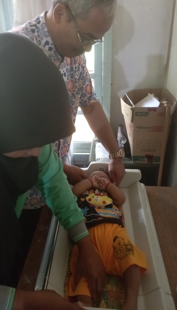 Cegah Stunting, Tinggi Badan Balita di Kecamatan Bantarbolang Kabupaten Pemalang Diukur 