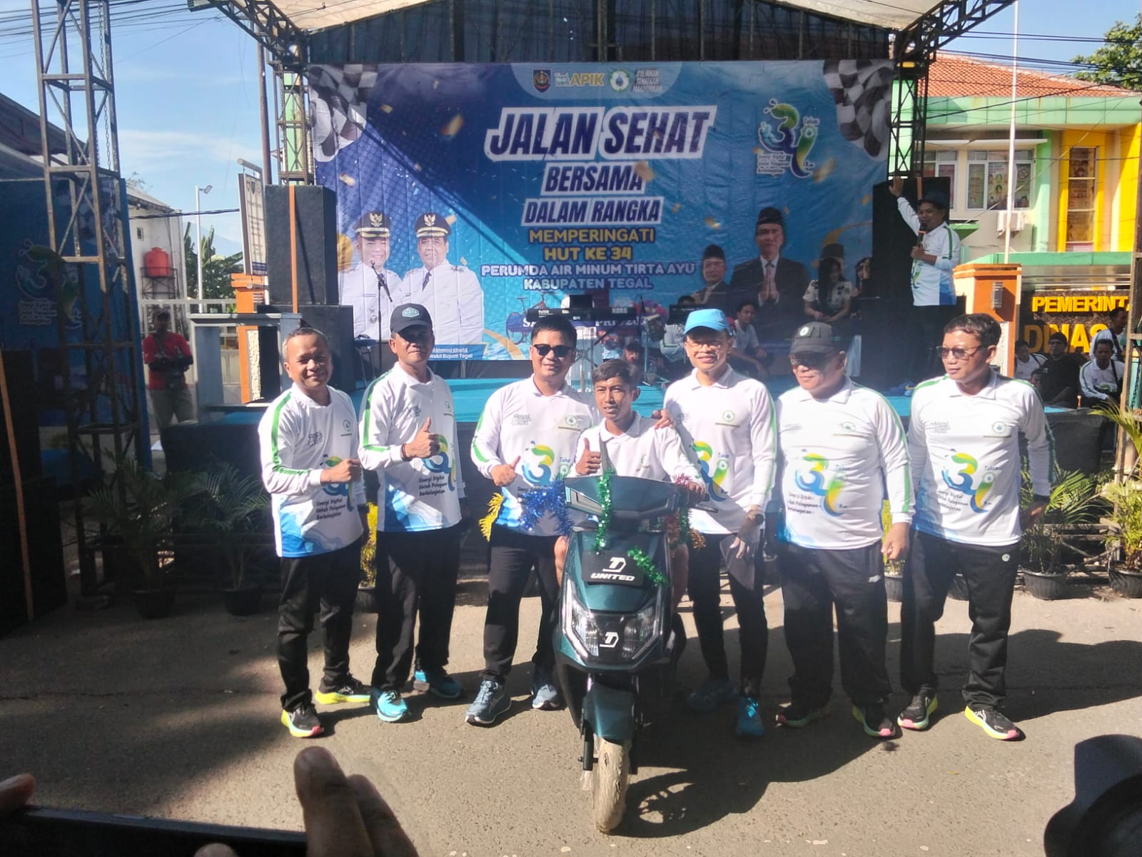 Digitalisasi Layanan Jadi Sorotan Bupati Tegal di HUT ke-34 Perumda Tirta Ayu
