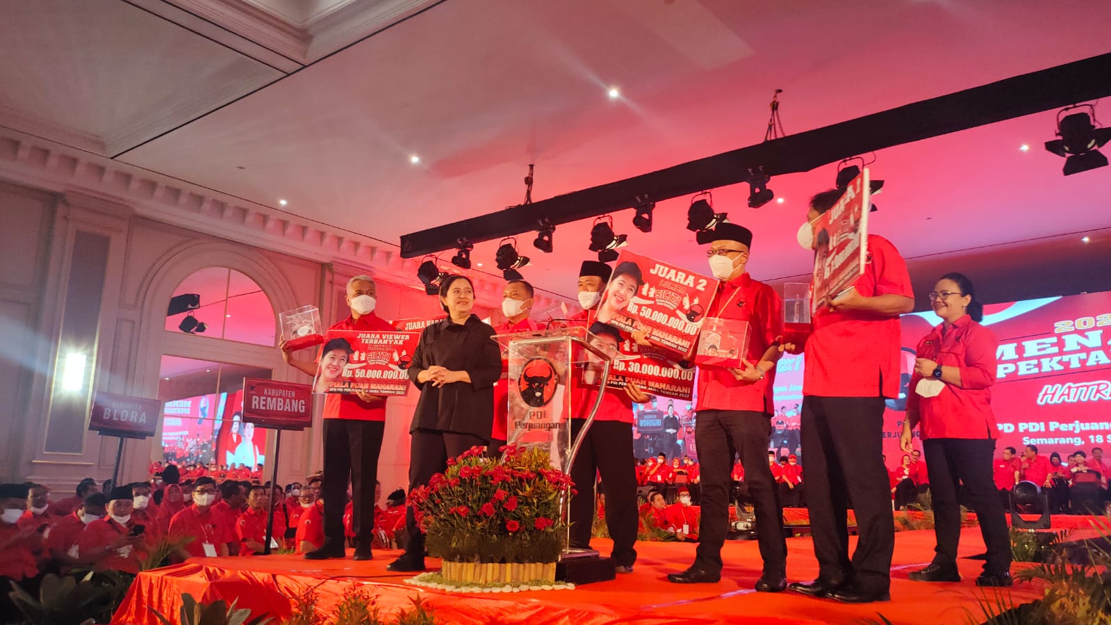 Puan Maharani Ajak Kader PDI Perjuangan Jateng Solid, Cetak Hattrick, Menang Pemilu 2024