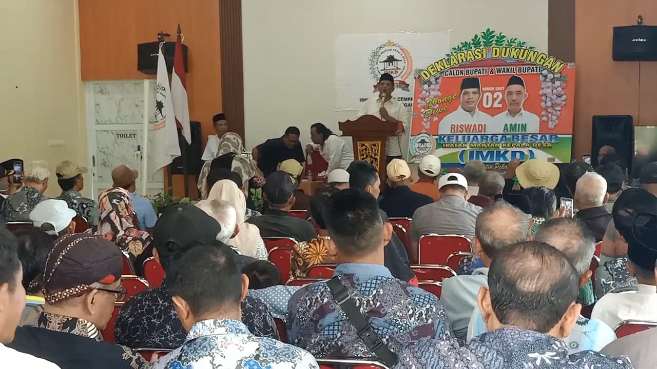 Ratusan Mantan Kades Deklarasi Dukung Riswadi-Amin di Pilbup Pekalongan 2024