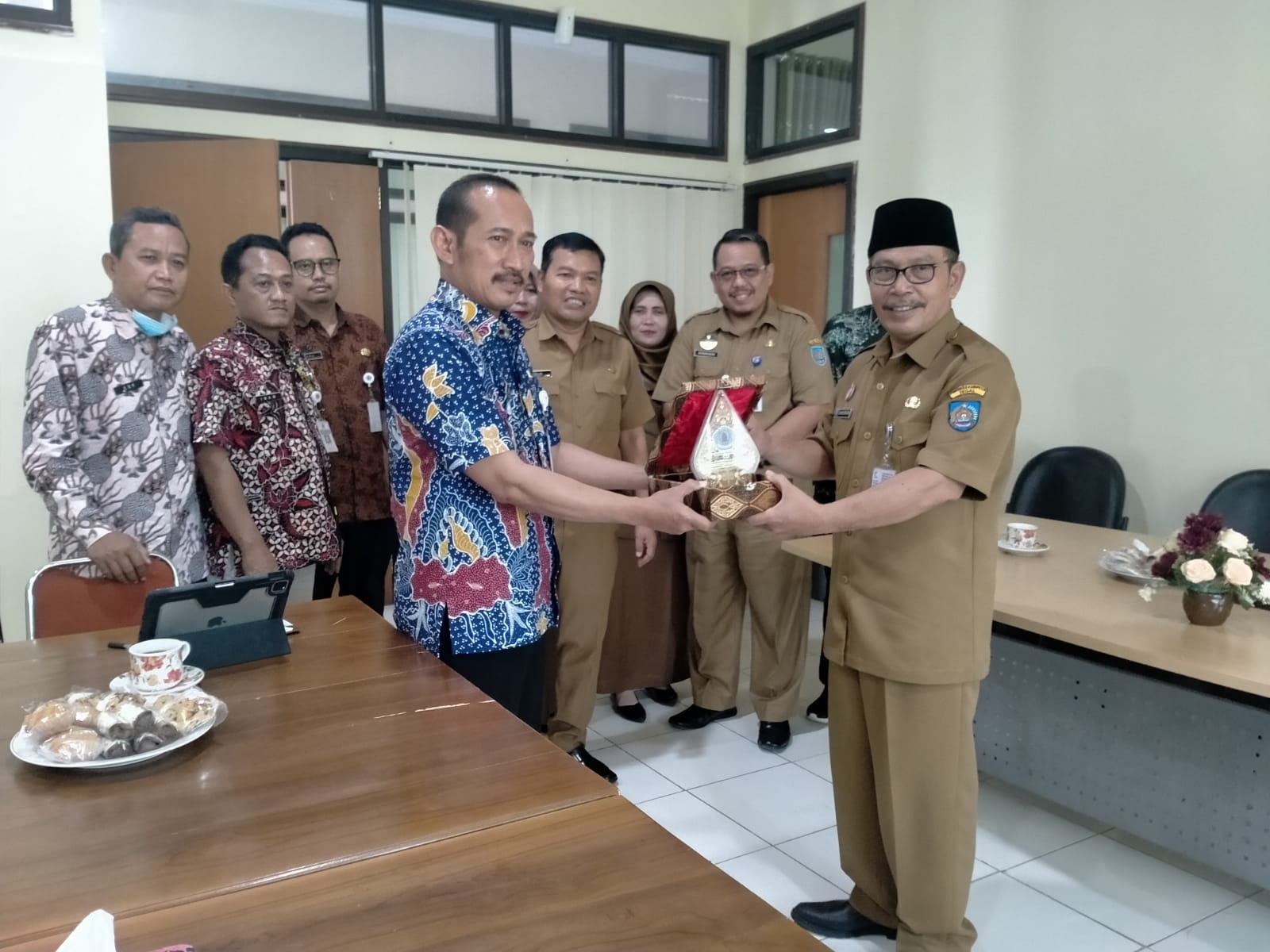Dikpora Brebes Studi Banding ke Dikbud Kabupaten Tegal