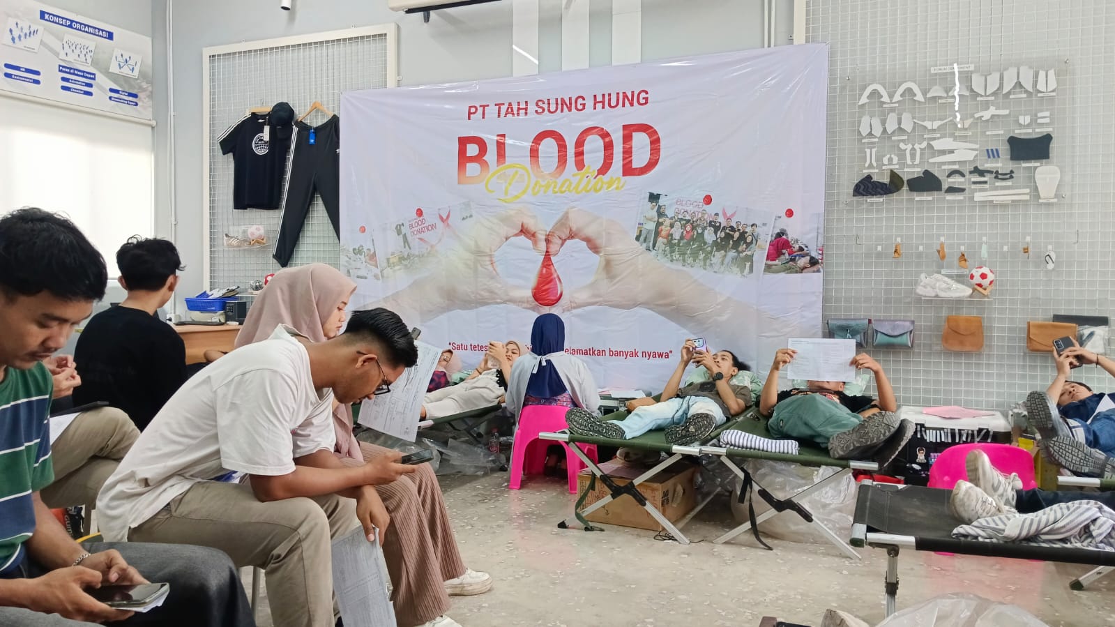 Ratusan Pekerja PT TSH Brebes Jadi Anggota Aktif Donor Darah, Rutin Sumbangkan Ratusan Kantong Darah 