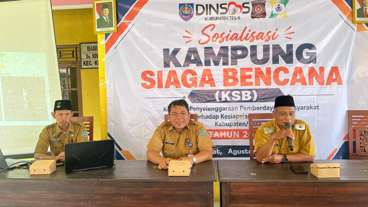 Cegah Risiko Sejak Dini, Pemkab Tegal Genjot Pembentukan Kampung Siaga Bencana