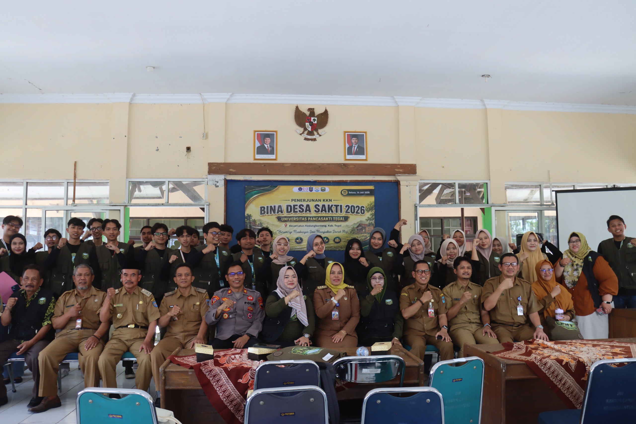 135 Mahasiswa KKN UPS Tegal Diterjunkan di Kedungbanteng