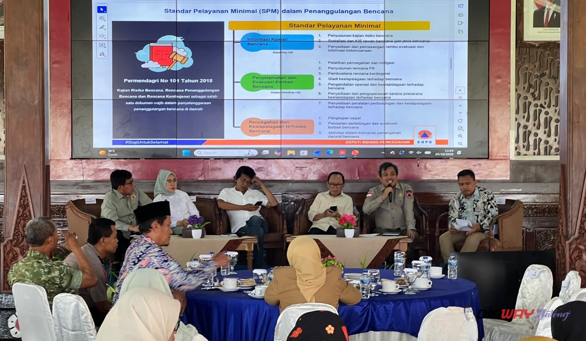 11 Bencana Mengintai Kebumen, 87 Desa Rawan Tsunami dan 101 Desa Longsor