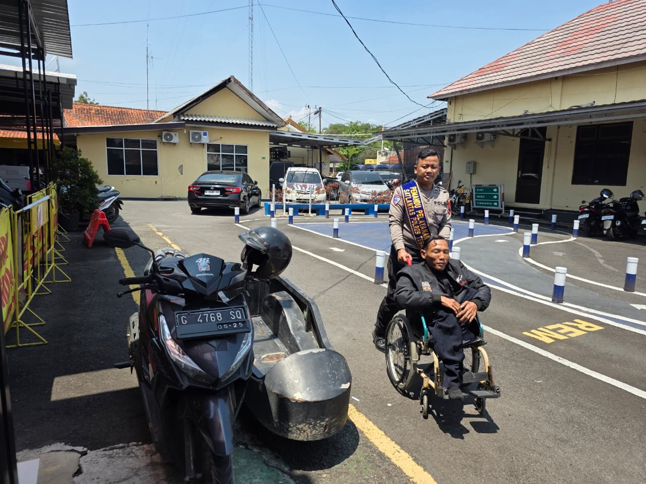 Satlantas Polres Tegal Beri Layanan terkait SIM, ‎Hadirkan Ramah Kelompok Rentan dan Beri Problem Solving 