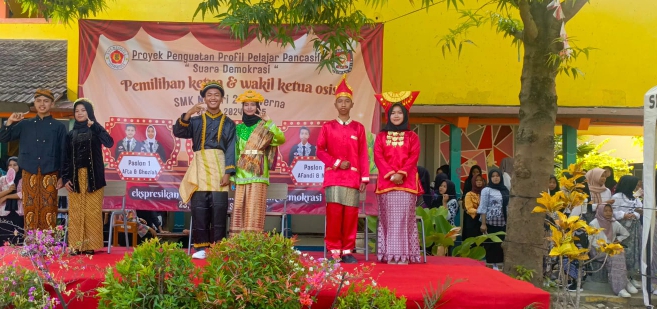 SMK Negeri 2 Adiwerna Kabupaten Tegal Adakan Pemilihan Ketua OSIS 