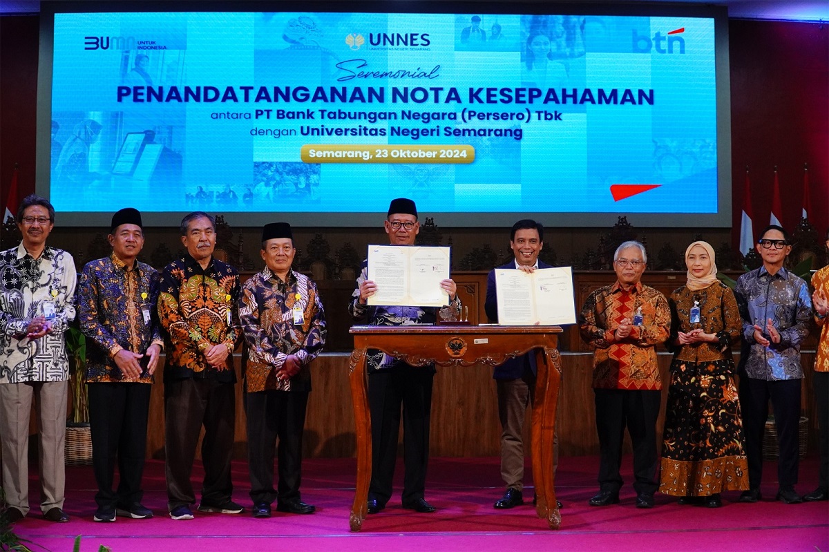 Kawal 3 Juta Rumah, BTN Dan Unnes Persiapkan SDM Handal Di Era Digital 