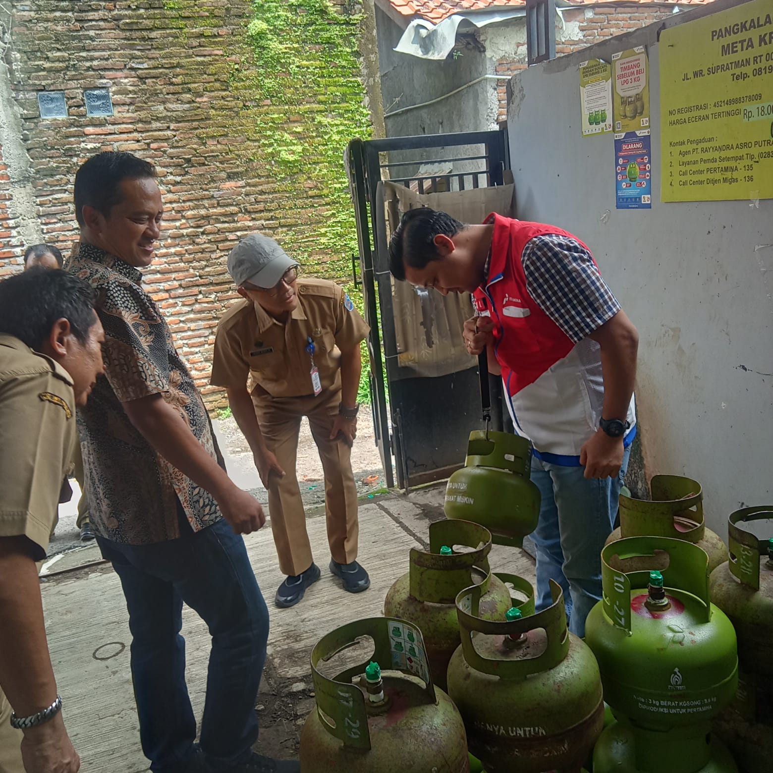 Mointoring Jelang Ramadhan, Ketersediaan Elpiji Bersubsidi di Tegal Aman