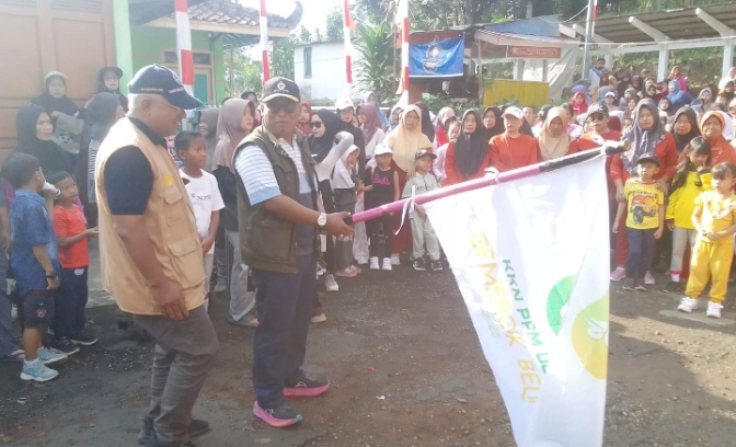 Ratusan Warga Ikuti Jalan Sehat Curug Bengkawah Kabupaten Pemalang 