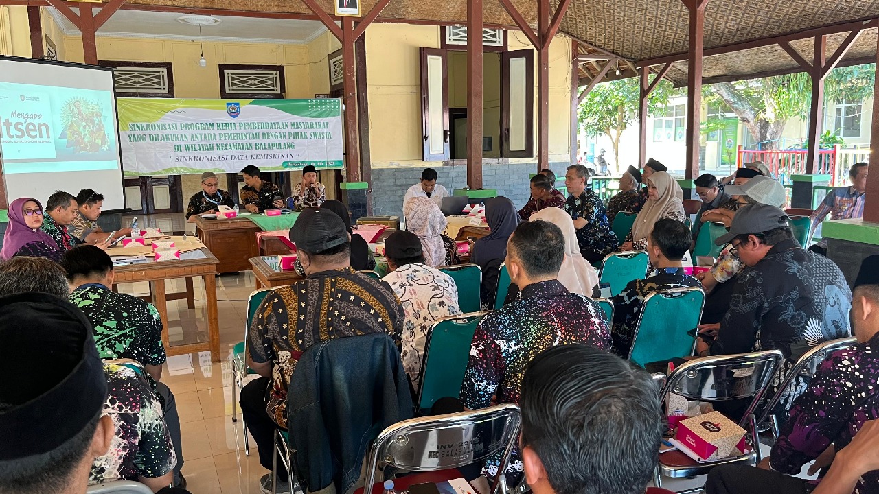 Sinkronisasi Data Kemiskinan Kecamatan Balapulang Kabupaten Tegal 