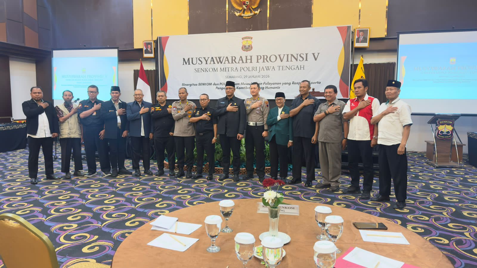 Senkom Mitra Polri Perkuat Kesiapsiagaan Bencana dan Sinergi Program Pemerintah di Jateng