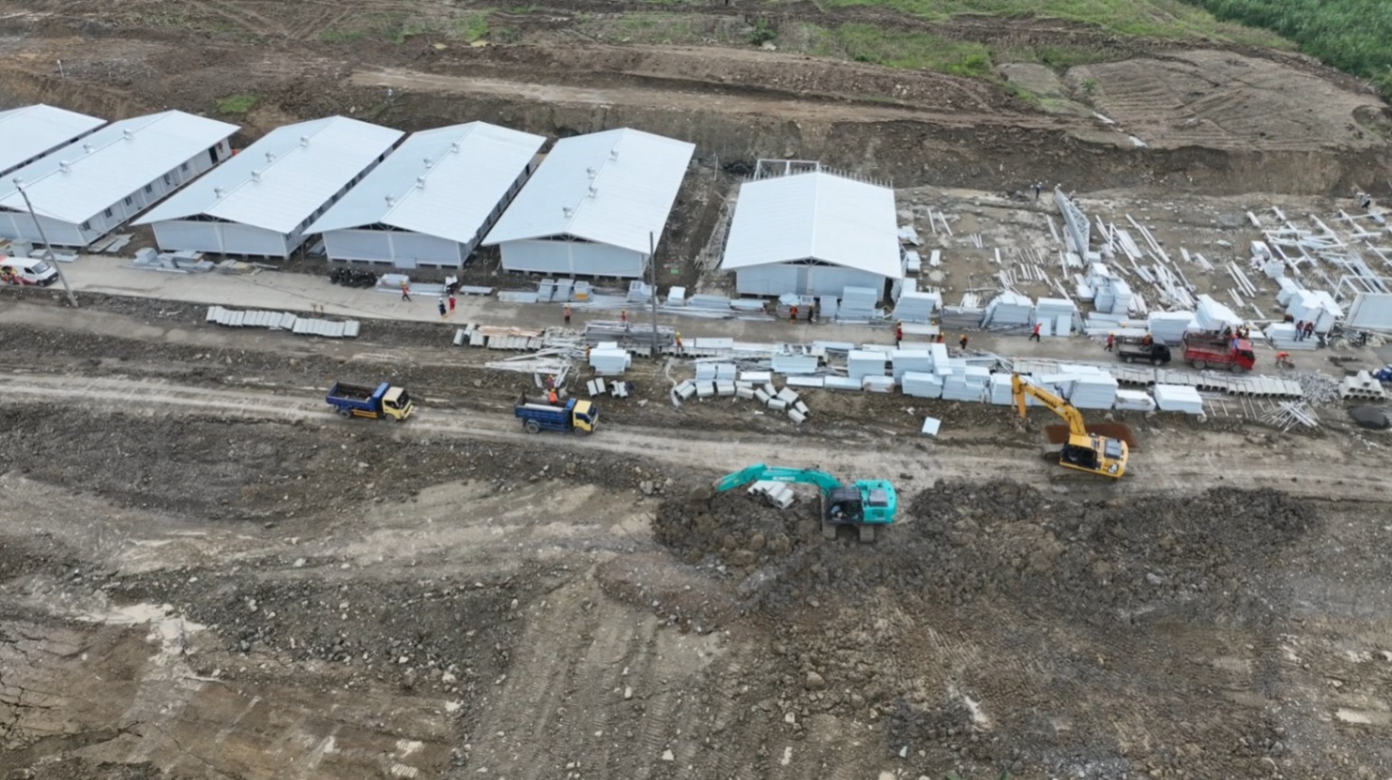 Kejar Target Sebelum Lebaran, 456 Huntara untuk Warga Padasari Dipercepat