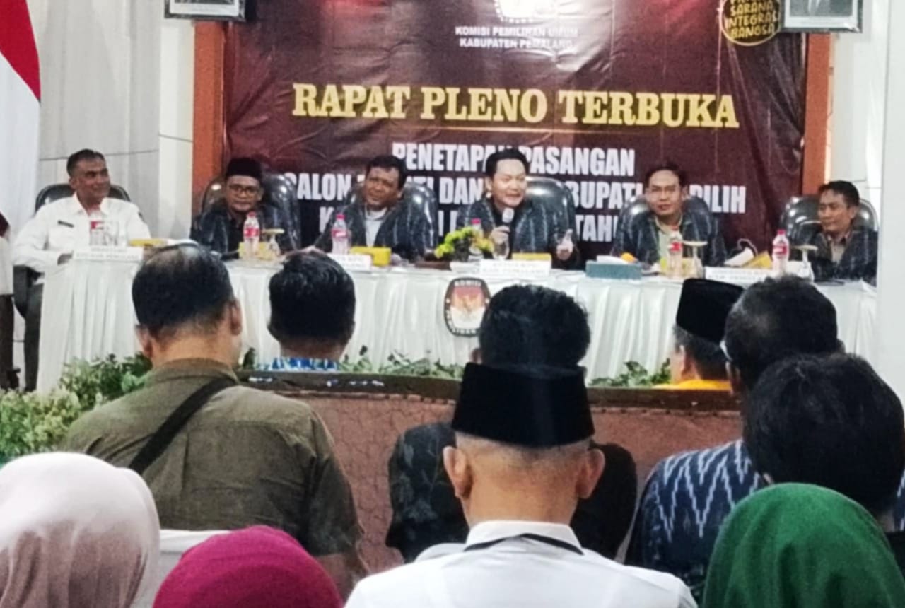 KPU Tetapkan Anom-Nurkholes Bupati dan Wakil Bupati Pemalang Terpilih 