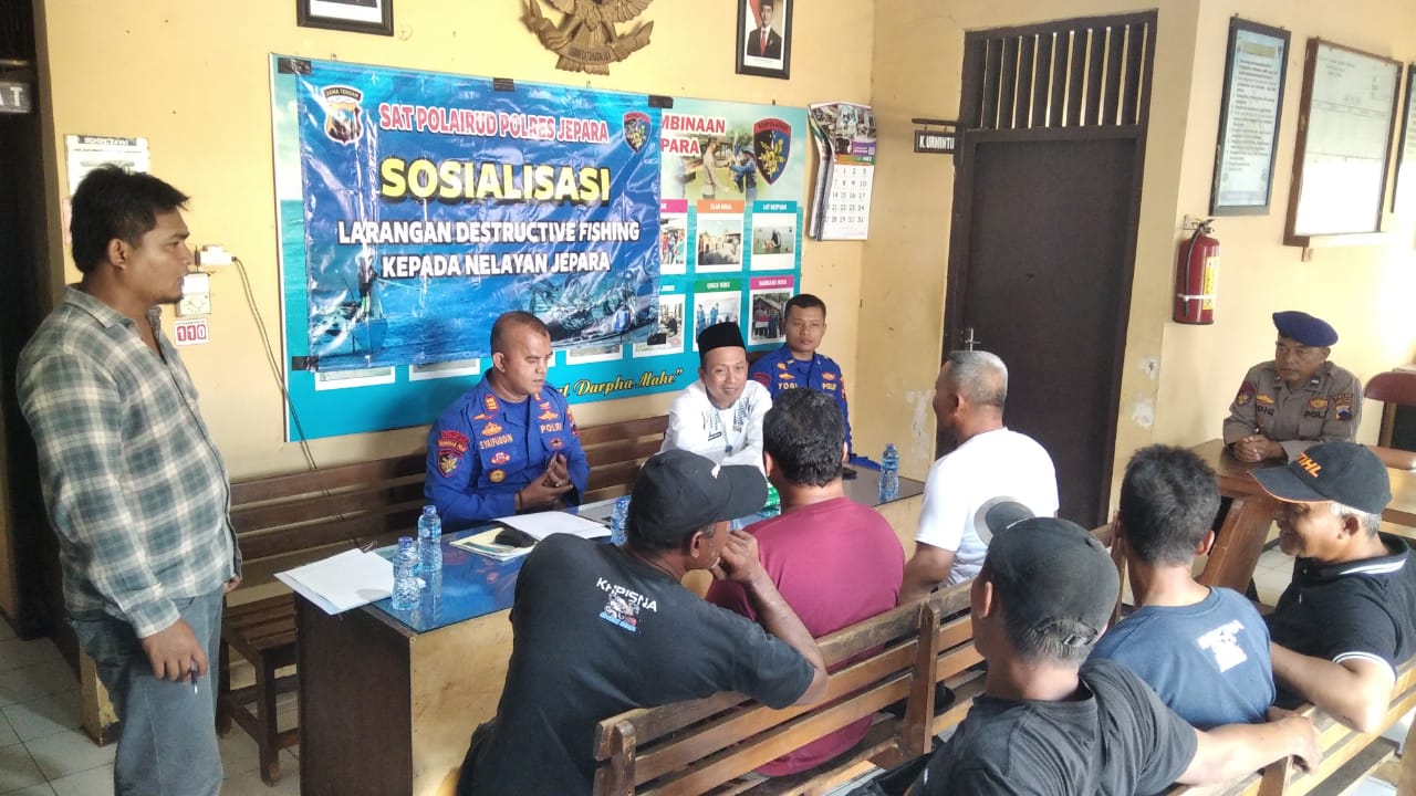 Satpolairud Tebar Ancaman, Tangkap Nelayan Jepara Pelaku Destructive Fishing