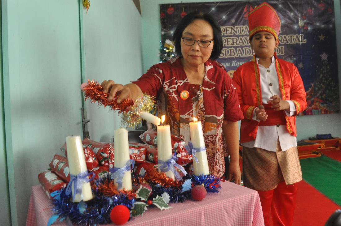 Bawakan Pentas Seni, Siswa SLB-A Dria Adi Junjung Tinggi Keberagaman Pada Perayaan Natal 