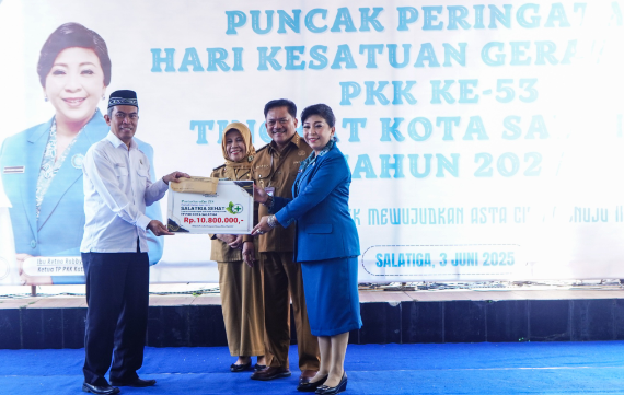 Inovasi Rabu Pon Warnai Peringatan  HKG PKK Ke-53 Tingkat Kota Salatiga
