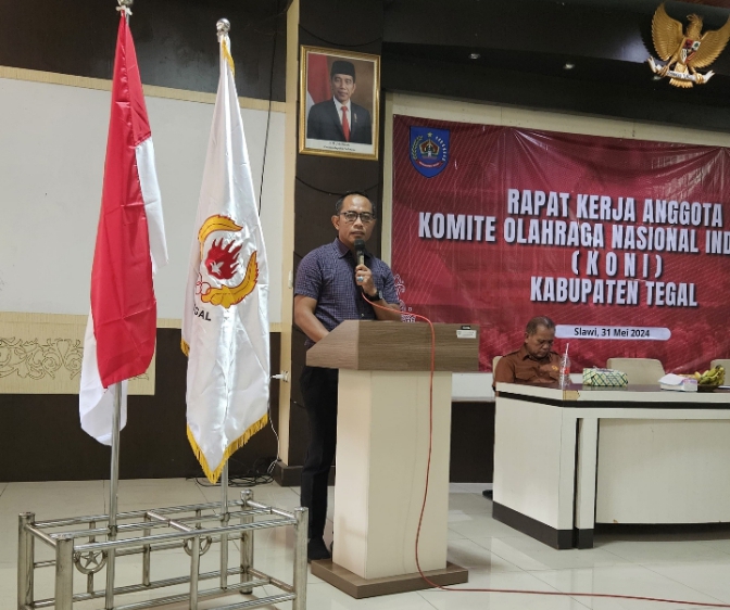 Disporapar Kabupaten Tegal Berharap KONI  Lakukan Optimalisasi Pembinaan Atlet