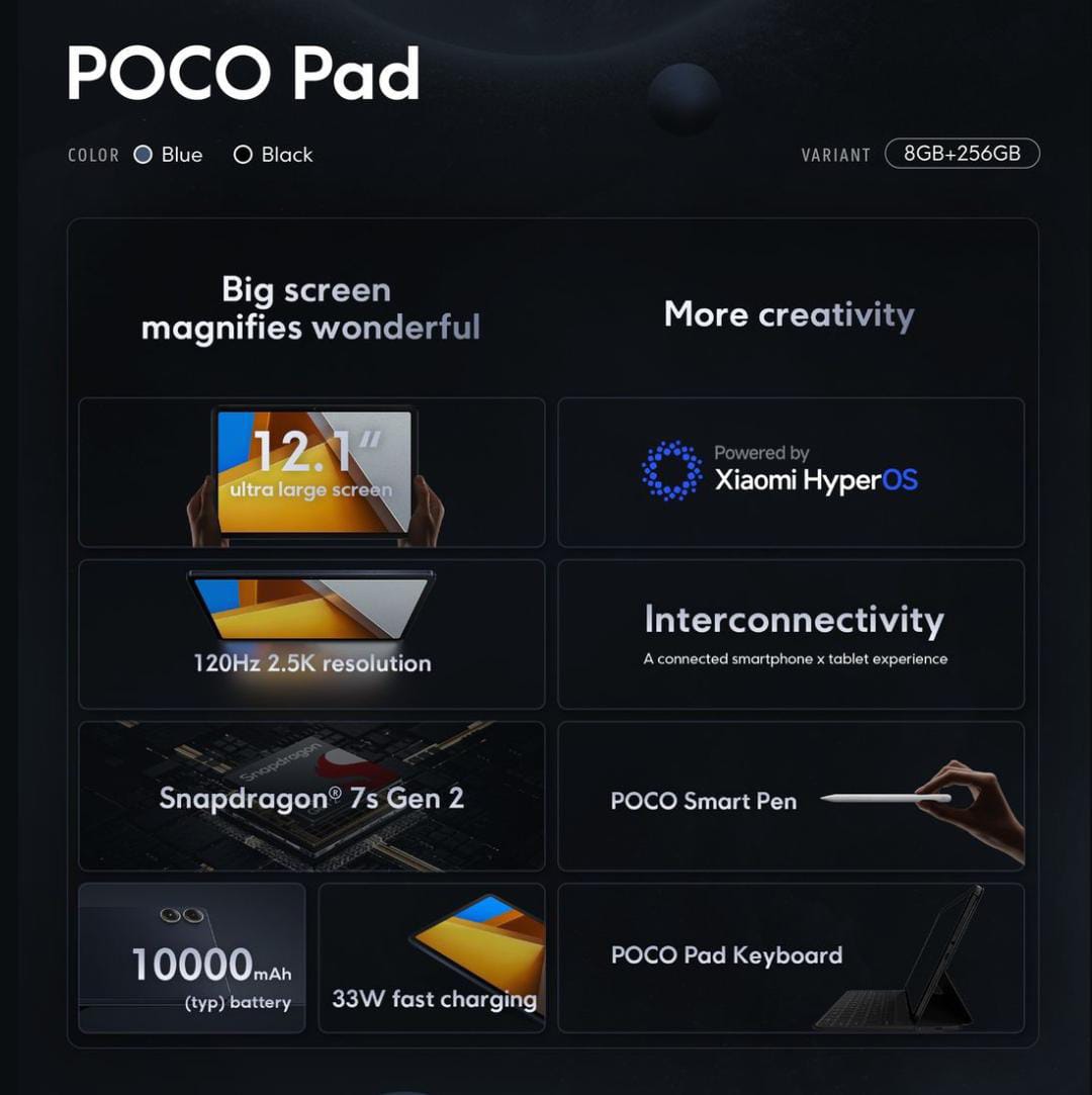 7 Fitur Menarik Tablet POCO Pad