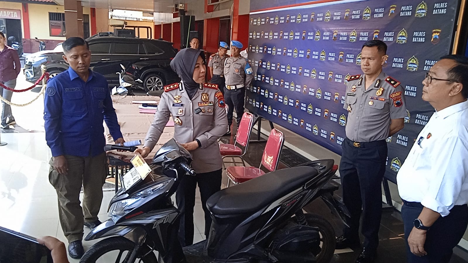 Bermodal Kunci T, Polres Batang Ringkus Angsa, Pelaku Curanmor Perumahan