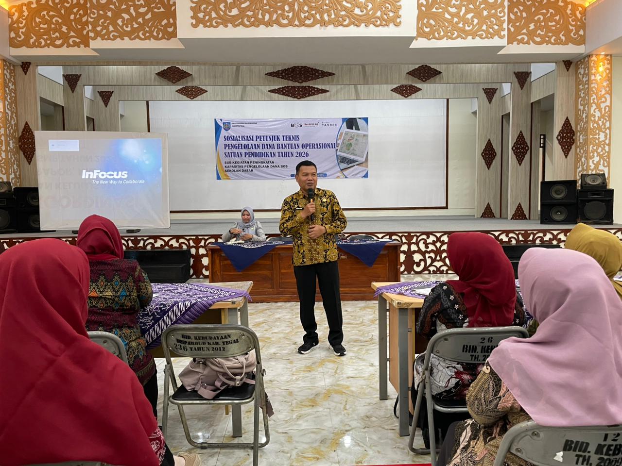 Optimalkan Tata Kelola Dana BOSP, Disdikbud Tegal Gelar Sosialisasi