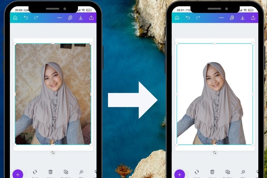 Cara Menghapus Background Foto di Android