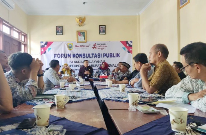 Diskoperindag Kabupaten Pemalang Adakan FKP Standar Pelayanan