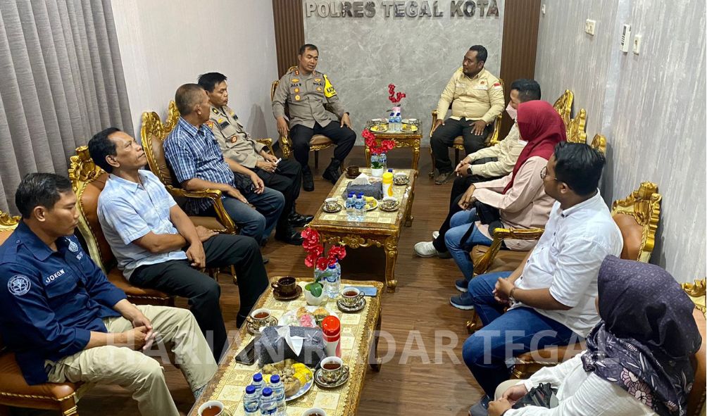 Bahas Banyak Hal, PWI Kota Tegal Sambangi Kapolres 