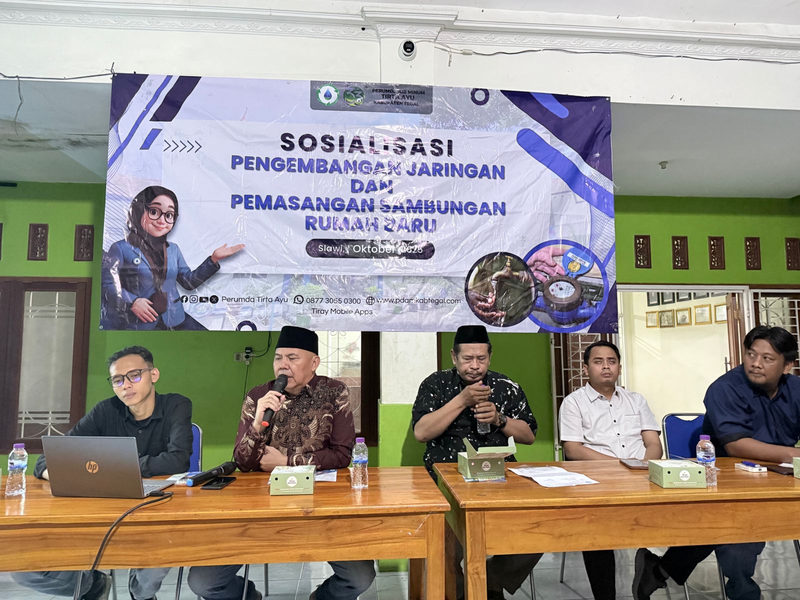 Sosialisasi Pengembangan Jaringan dan Pemasangan Sambungan Rumah 