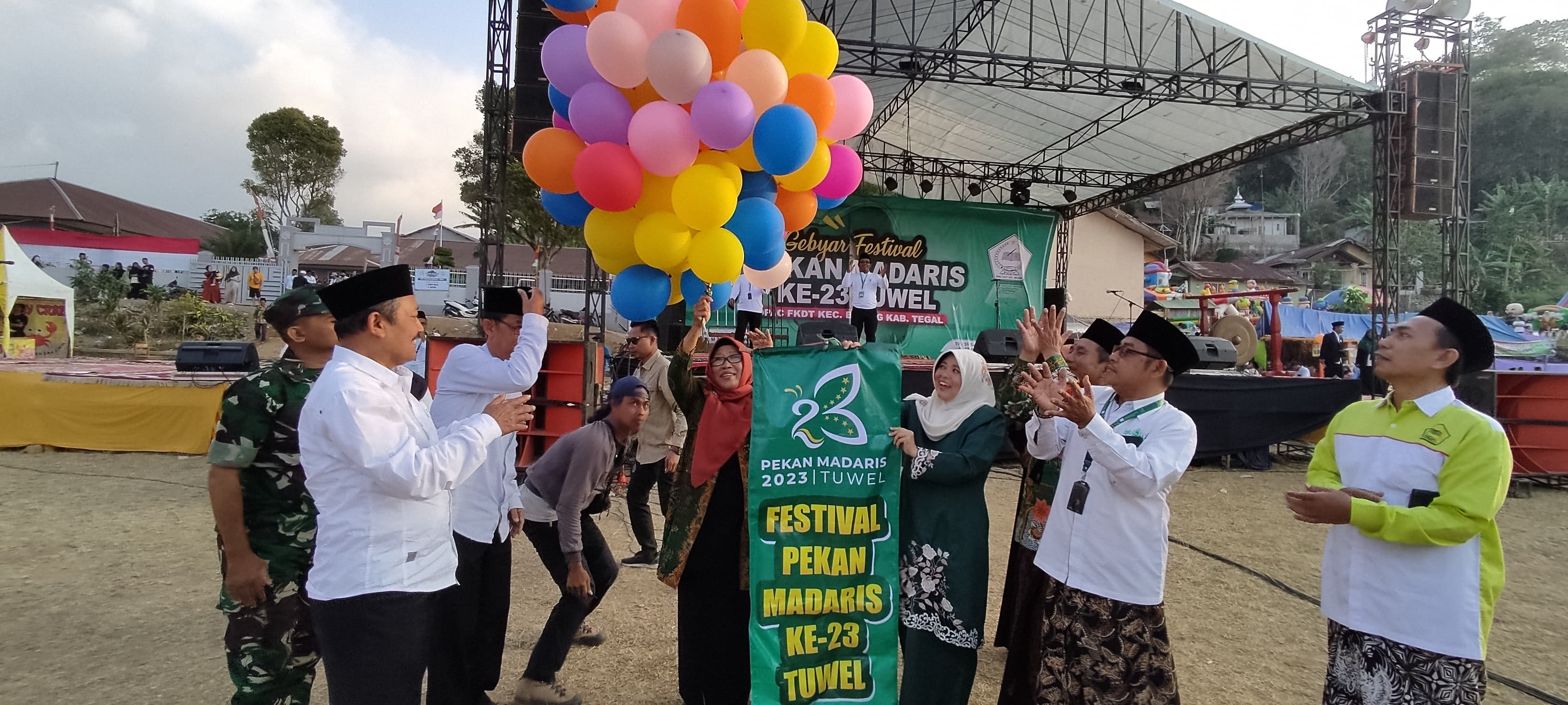 Ribuan Santri Kabupaten Tegal Berkompetisi Pekan Madaris ke-23 di Bojong