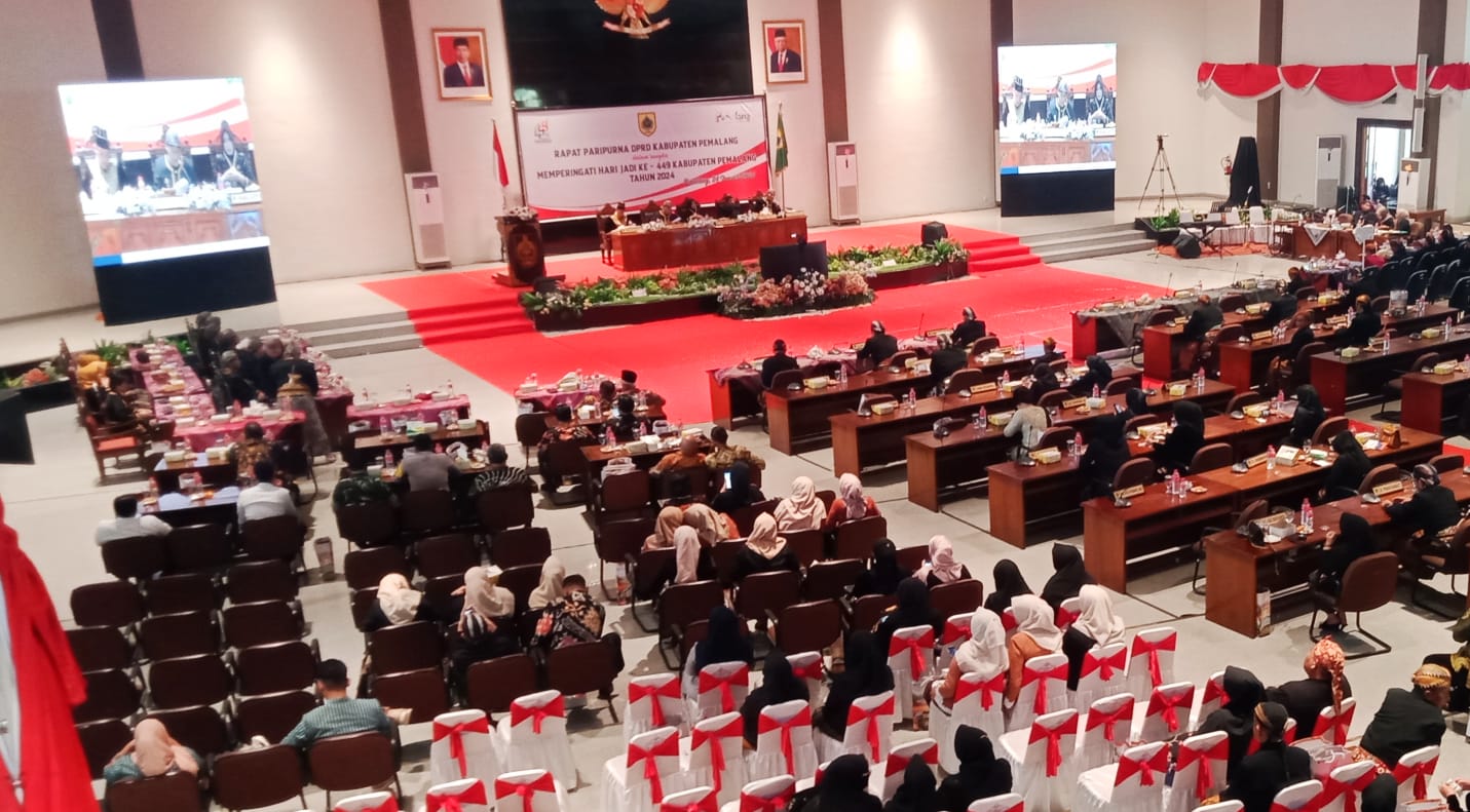 DPRD Kabupaten Pemalang Gelar Rapat Paripurna Istimewa Peringati Hari Jadi ke-449 