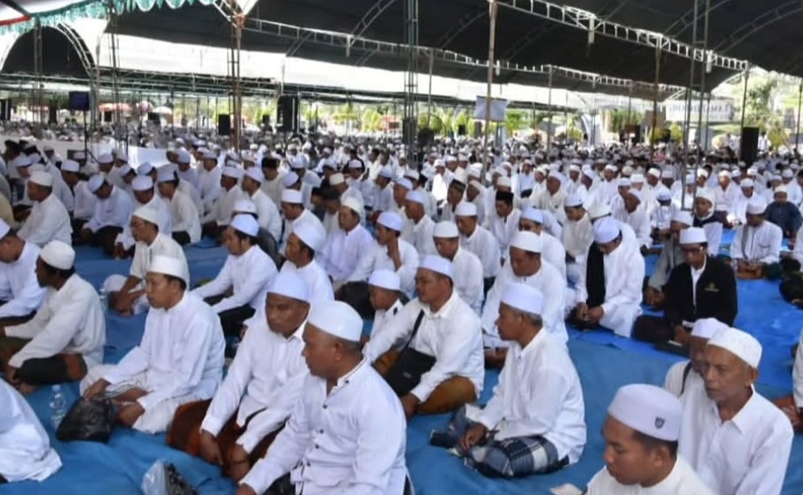 Belasan Ribu Jamaah Padati Alun-Alun Purwodadi Hadiri Acara Grobogan Berzikir, Perayaan Hari Jadi ke-229