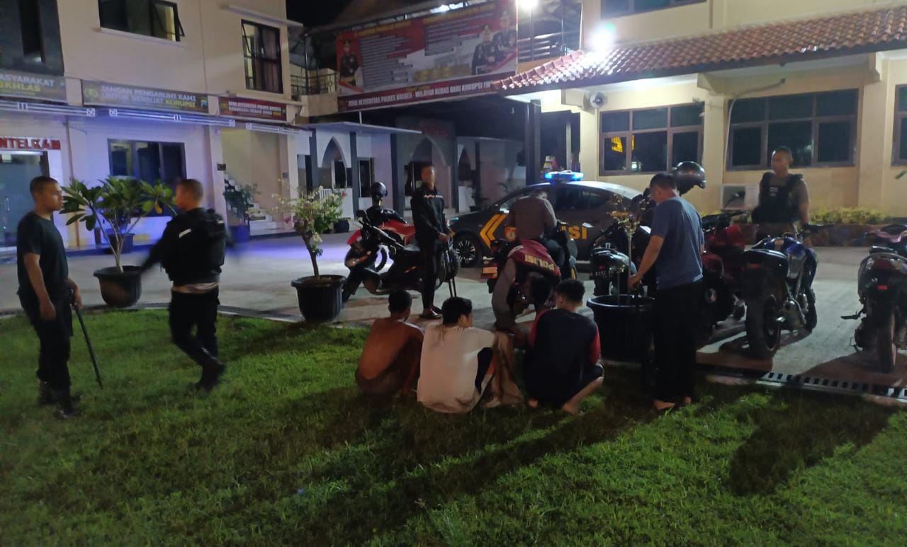 Bikin Resah Balap Liar Dikosek Polisi, Puluhan Pemuda Kalangkabut, 9 Sepeda Motor Diamankan